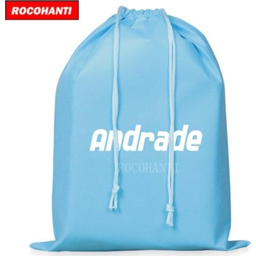 100X Dust Proof Reusable Non-Woven Shoe Bag Drawstring Gift Bags , Foldable Easy To Carry With Custom LOGO Printed