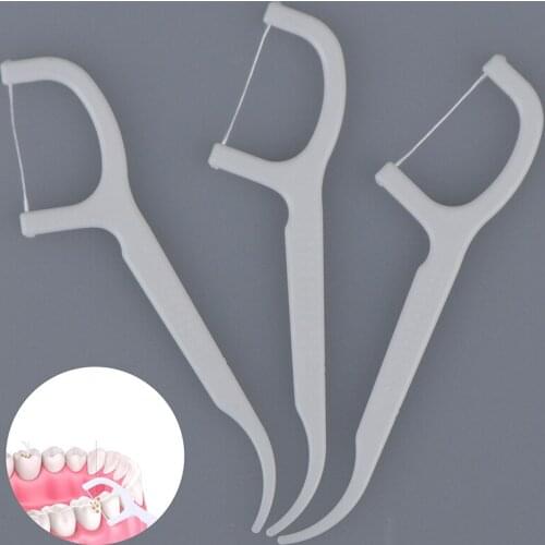30/50/100pcs Dental Floss Flosser Picks Teeth Toothpicks Stick Tooth Clean Oral Care