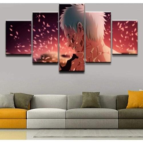 5 Piece Wall Art Canvas Anime Manga Pictures Ninja Figure Posters And Prints Modern Living Room & Bedroom Decoration Paintings