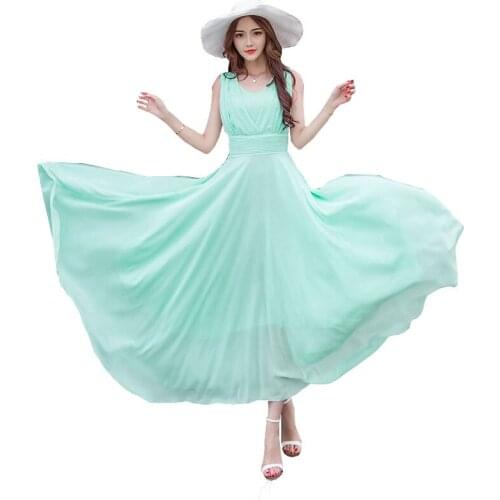 BHIGJYT Sleeveless Summer Dresses