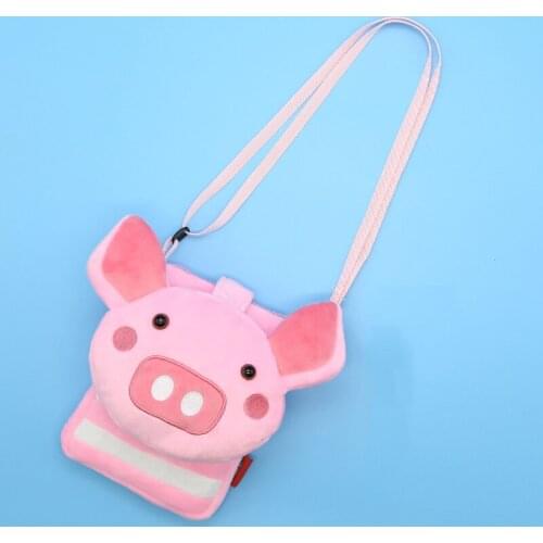 Girls Shoulder Bag Cute Kawaii Plush Pig Sling Bag Messenger Bag Kids Keys Coin Purse Lovely Princess Mini Handbag