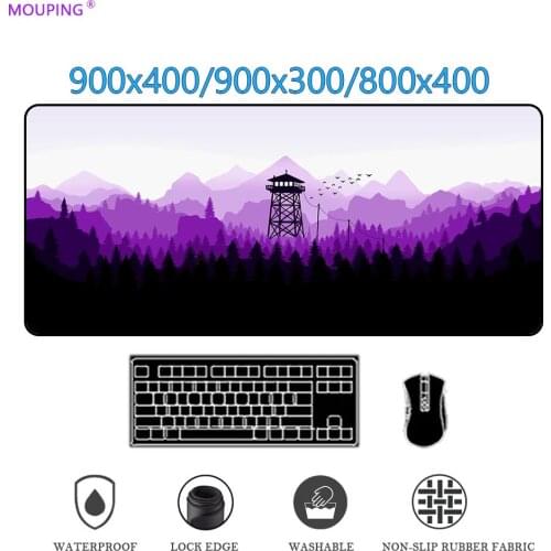 Art Xxl Mousepad Gamer Keyboard Gaming Mouse Mat PC Gamer Work Desk Purple Desk Accessories Anime Deskmat Carpets DropShipping
