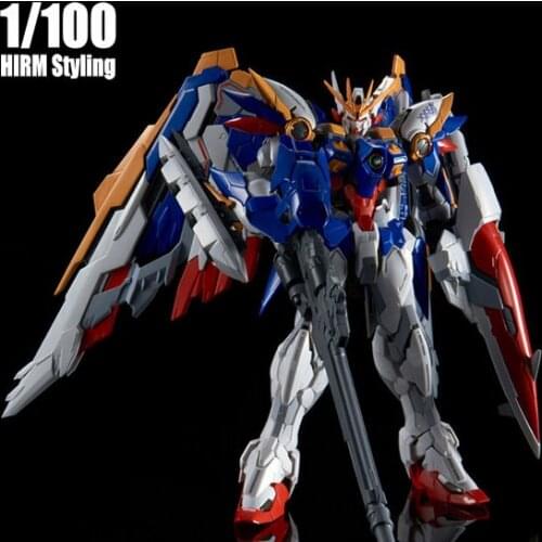 MJH Gundam 1/100 Hirm Styling Wing Zero EW KA Action Figure Assembled Anime Figures Model Toys