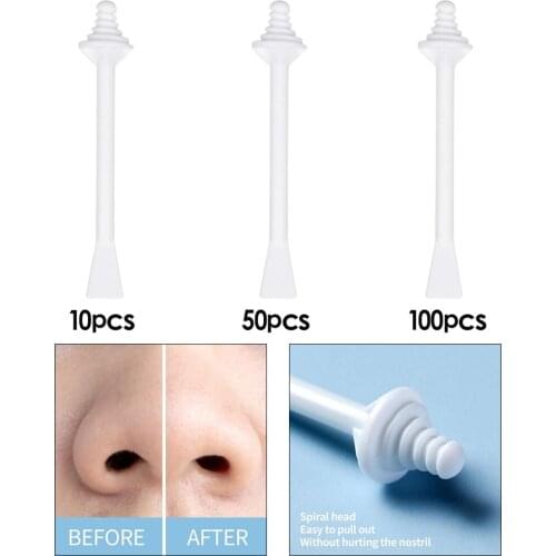 Nose Wax Sticks Applicators Plastic Wax Rod Wand Nose Nostril Cleaning Removing Nose Hair