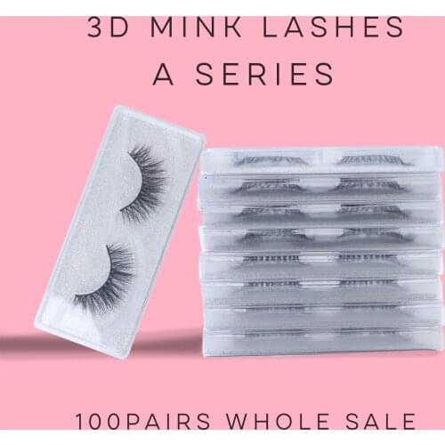 TDANCE Wholesale Lashes Eye Bulk 10/50/100 PCS 3d Mink Lashes Natural Long False Eyelashes Fluffy Wispy Soft Thick Handmade Lash