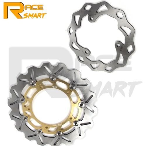 1Set Motorcycle CNC Front & Rear Brake Discs Disks Rotors For YAMAHA YZF R3 2015-2018 YZFR3 YZF-R3 2016 YZF-R3 ABS 2017 GOLD Hot