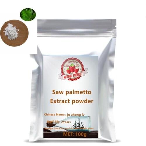 Saw Palmetto powder extract tea oil Support Prostate Health,DHT Blocker Hair Loss Prevention serum can made capsules