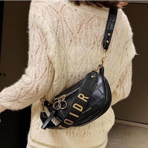 Casual Small Retro 2021 New Women Ins Texture Crocodile Pattern Fashion Simple All-Match Chest Texture Shoulder Crossbody Bag