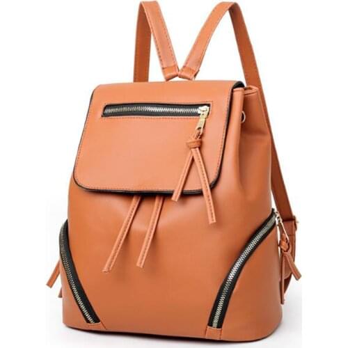 Vintage Tassels Backpack New Women Retro Pu Leather Backpacks High Capacity School Bag for Teenage Girl Travel Bags