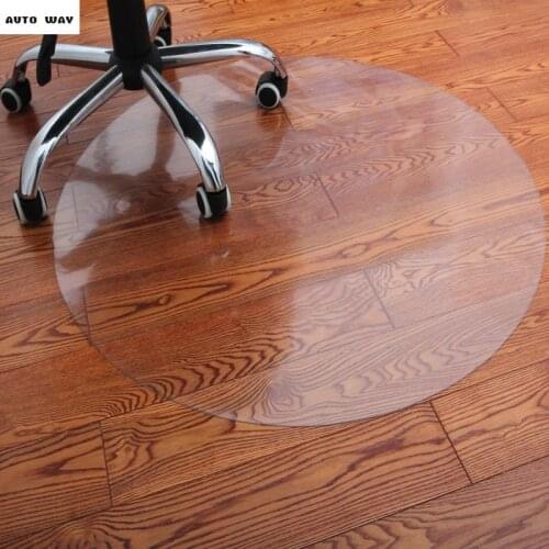 Wooden floor Protection pad PVC Transparent mat Computer swivel chair Coffee table carpet Furniture mats 1.5mm soft glass sheet