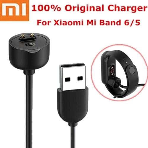 100% Original Charging Cable For Xiaomi mi band 6 Portable Magnetic Data USB Charger for xiaomi mi band 5 miband 6 5 Charger