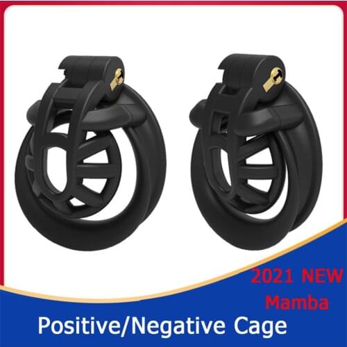 2021 Positive/Negative Cobra Male Chastity Device With Lock,Penis Rings,Mamba Cock Cage,Chastity Belt,BDSM Sex Toys For Man Gay
