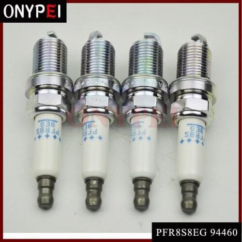 4pcs/lot Iridium Spark Plug PFR8S8EG 94460 For A6 A7 A8 Quattro Q5 Q7 S4 S5 SQ5 3.0L PFR8S8EG-94460