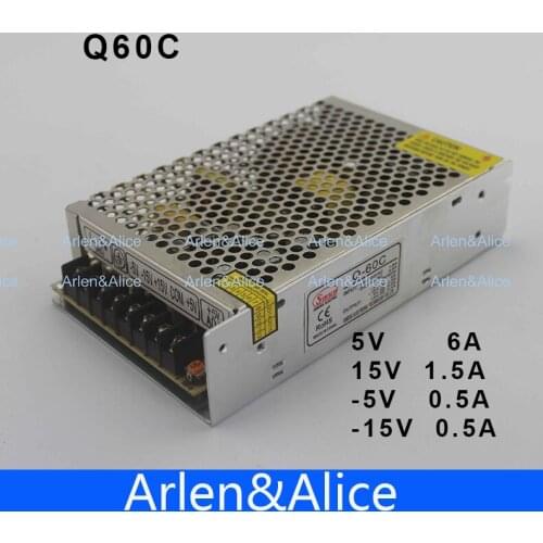 60W Quad output 5V 15V -5 -15v Switching power supply AC to DC