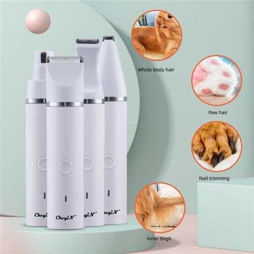 CkeyiN Foot Hair Trimmer Grooming Shaver Dog Clipper Electric Shear Trimmer for Animal Kit Haircut Cat Hair Remover Tool