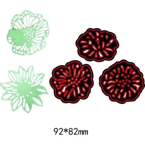 Flowers Metal Steel Cutting Dies for DIY Scrapbooking Photo Album Embossing Paper Cards Creative Stencil Dies New