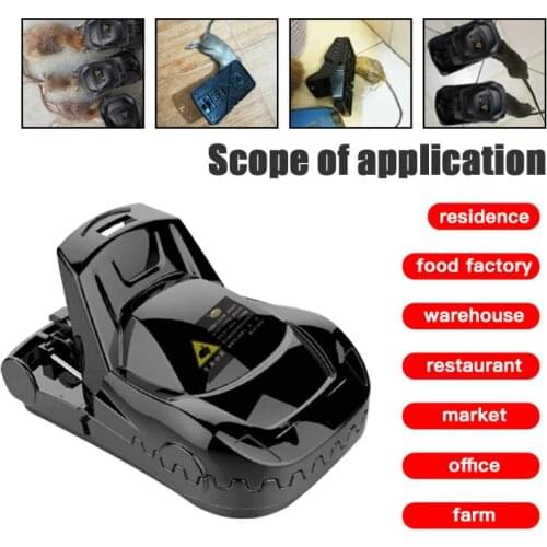 1Pcs Efficient Mousetrap Bait Snap Spring Rodent Catcher For Home Garden Reusable Rat Catching Mice Mouse Traps Mouse Catchers