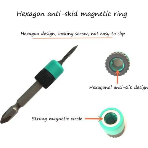 Inner Hexagonal Magnetic Coil Bit Magnetizing Coil Screwdriver Head and Magnetic Positioner Magnetic Coil