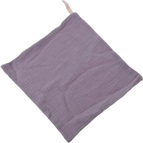 5pcs Cotton Square Muslin Baby Nursing Towel 4 Layers Water Washing Handkerchief Q1FE