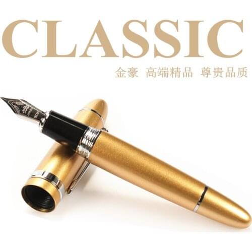 Jinhao 159 High Quality Big Body Metal Fountain Pen with 0.5mm Nib Office Supplies School Supplies Ink Pens for Writing for Gift