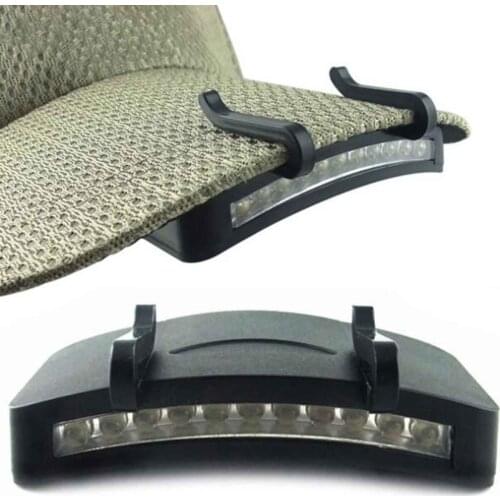 Cap Light Mini Rechargeable LED Clip On Hat Light Bright Outdoor Fishing Night Running Camping Flashlight