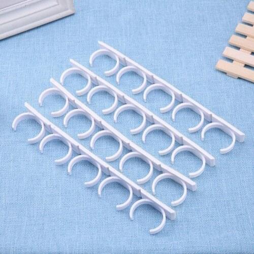 20 Clips Kitchen Spice Rack Organizer Spice Jars Holder Gripper Clip Strips, Stick to Cabinet Door Wall Refregerator