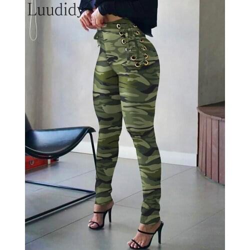 Luudidy Women's Camouflage Pants