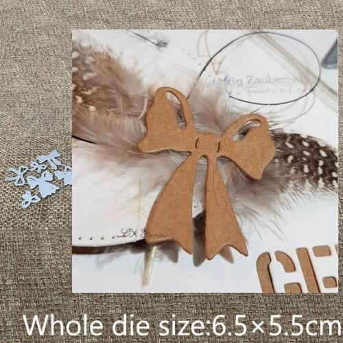 New Design Craft Metal stencil mold Cutting Dies 6pcs bow tie set decoration scrapbook die cuts Album Paper Card Craft Embossing