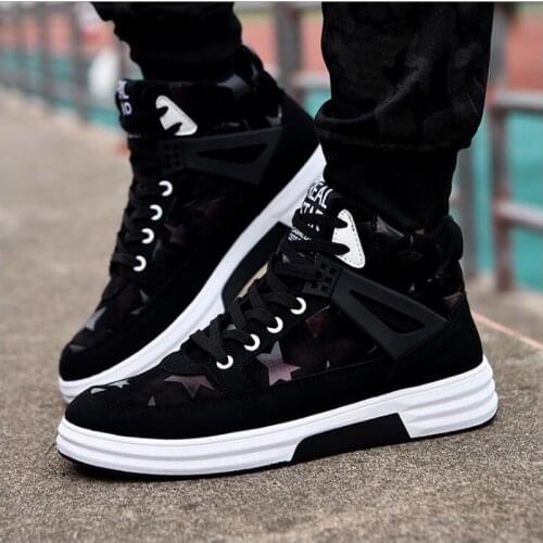 Mens Basketball Shoes High-Top Sneakers Men Breathable Non-Slip Camouflage Shoes Athletic Comfortable Sport Shoes Zapatillas
