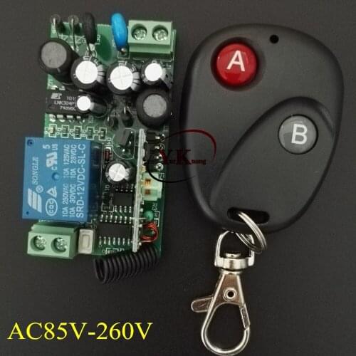 AC110V 230V 100V 240V Remote Control Switch LED Light Lamp Remote ON OFF System 315/433 Receiver Transmitter Remote Switch