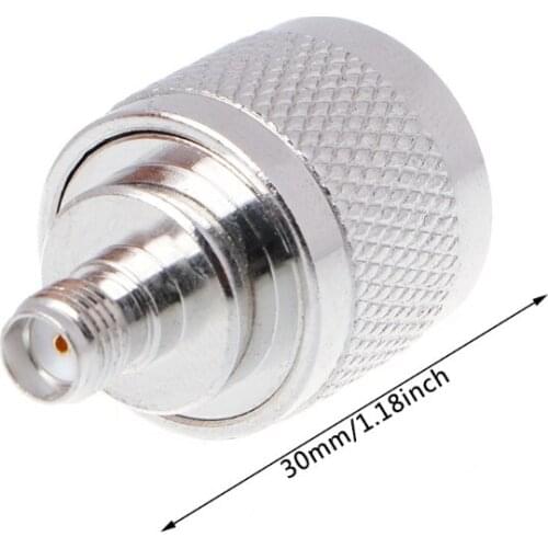N Male to SMA Female Straight RF Coaxial Adapter Jack Connector