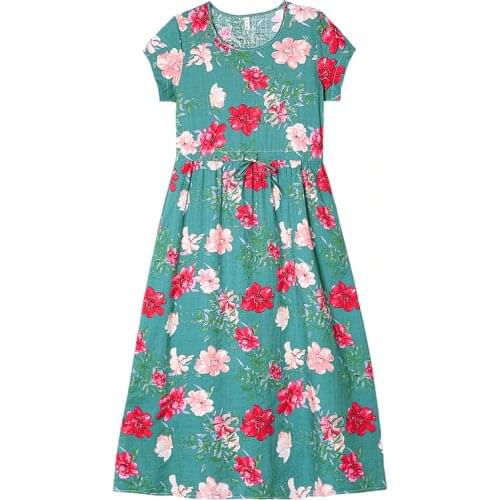 Ptmideer Summer Cotton Dresses
