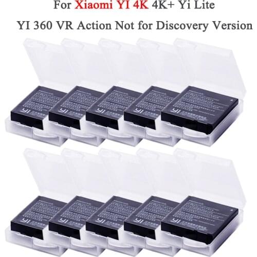 AZ16-1 AZ16-2 Replacement Battery for Xiaomi YI 4K 4K+ Yi Lite YI 360 VR Action Not for Discovery Version