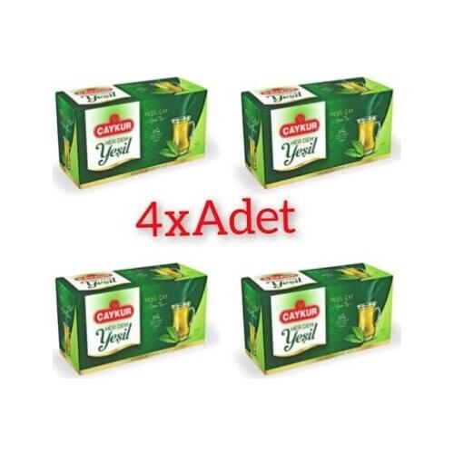 With its wonderful flavor Çaykur 4 Pieces Green Tea Glass Bag 25 Li FREE SHİPPİNG