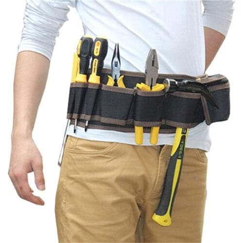 Tool Storage Bag Belt Thickened Oxford Cloth Outdoor Work at Height Tools to Carry Convenient Storage Box Electrician E12105