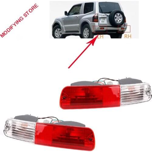 MN133775 MN133776 FOR Rear Bumper Lamp Signal Tail Light Reflector For Mitsu-bishi Pajero V73 V75 V77 2003-2007