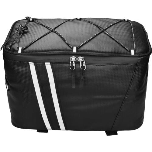 Bike Bag Water Resistant Bike Rack Bag with Thermal Insulation Compartment Bicycle Bag Bike Trunk Bag Cycling Trunk