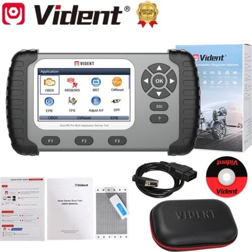 VIDENT iAuto702 Pro ABS/SRS OBD2 Diagnostic Tool TPMS/EPB/BRT/Oil Light Reset/TPS/IMMO/DPF/Gear Learning Service Code Reader
