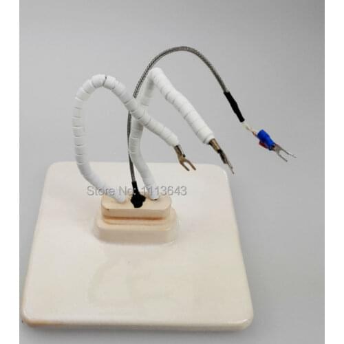120 * 120 mm embedded ceramic heating plate BGA rework stations with far infrared heating ceramic brick
