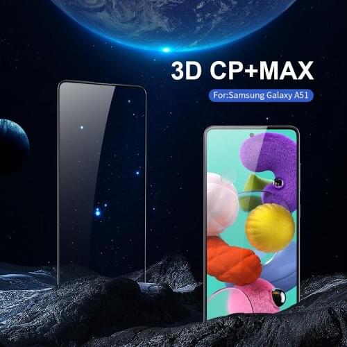 Tempered Glass Screen Protector For Samsung A51 A71 NILLKIN Amazing 3D CP+MAX Nano Anti-Explosion Protective Glass