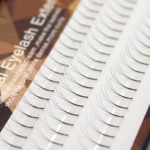 0.07mm C Curl Natural 3D False Eyelash Professional Imitate Mink Eyelashes Extension Makeup New Arrival