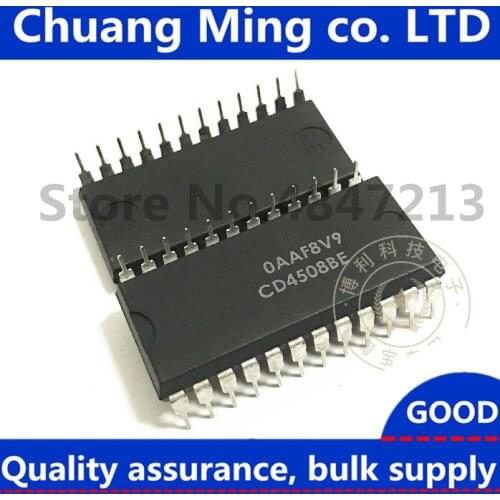 10pcs/lot HEF4508BP CD4508BE MC14508BCP TC4508BP 4508 DIP-24
