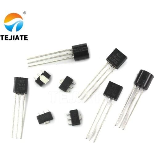 5PCS TEJIATE Triode 79L05 79L08 79L09 79L12 79L15 Stable Voltage Three Ports Tertiary Tube SMD DIP Type