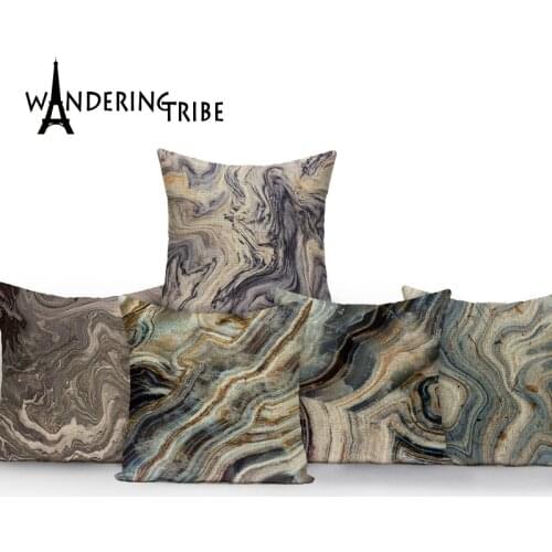 Rock Formation Style Throw Pillow Covers Pillow Decorative Pillowcase Pillow Marble Pattern Chair Cover Cushions Cover 45 X 45