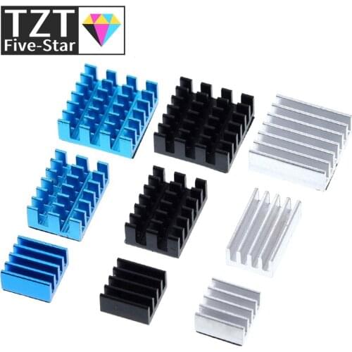 For Raspberry Pi 4 Heat Sink 3pcs Raspberry Pi 4B Aluminum Heatsink Radiator Cooling Kit Cooler for Raspberry Pi 4 Model B
