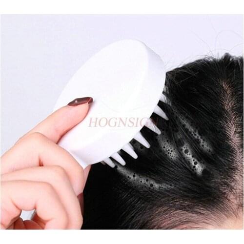Shaved Head Comb Hair Combs Round Adult Anti Itch Massage Hairs Care Silicone Shampoo Brush Household Bath Manual Massager