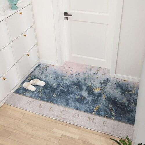 Can Be Cut Doormat Living Room Bathroom Mat Kitchen Mat PVC Non-slip Hallway Doormat Carpet Indoor Outdoor Entrance Mats Carpet