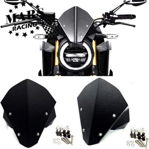 Motorcycle Sports Visor Viser Windshield WindScreen Fits For CB650R 2019 2020 CB650-R 19-20 Double Bubble cb650r 19 20