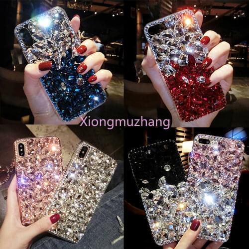 Fashion Bling Crystal Rhinestone Diamond Soft Phone Case for Samsung Galaxy M42 M10 M20 M01 M30 M30S M21 M31 M31S M51 M80S M60S