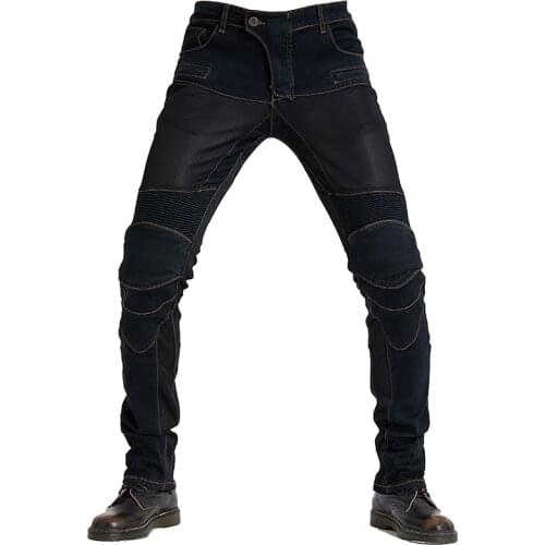 Motorcycle Pants Off-Road Casual Jeans Personalized Pocket Dirt Bike Mesh Hockey Pants Unique Design